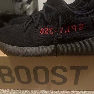 Adidas Yeezy Boost 350 V2 Black with Red Accents